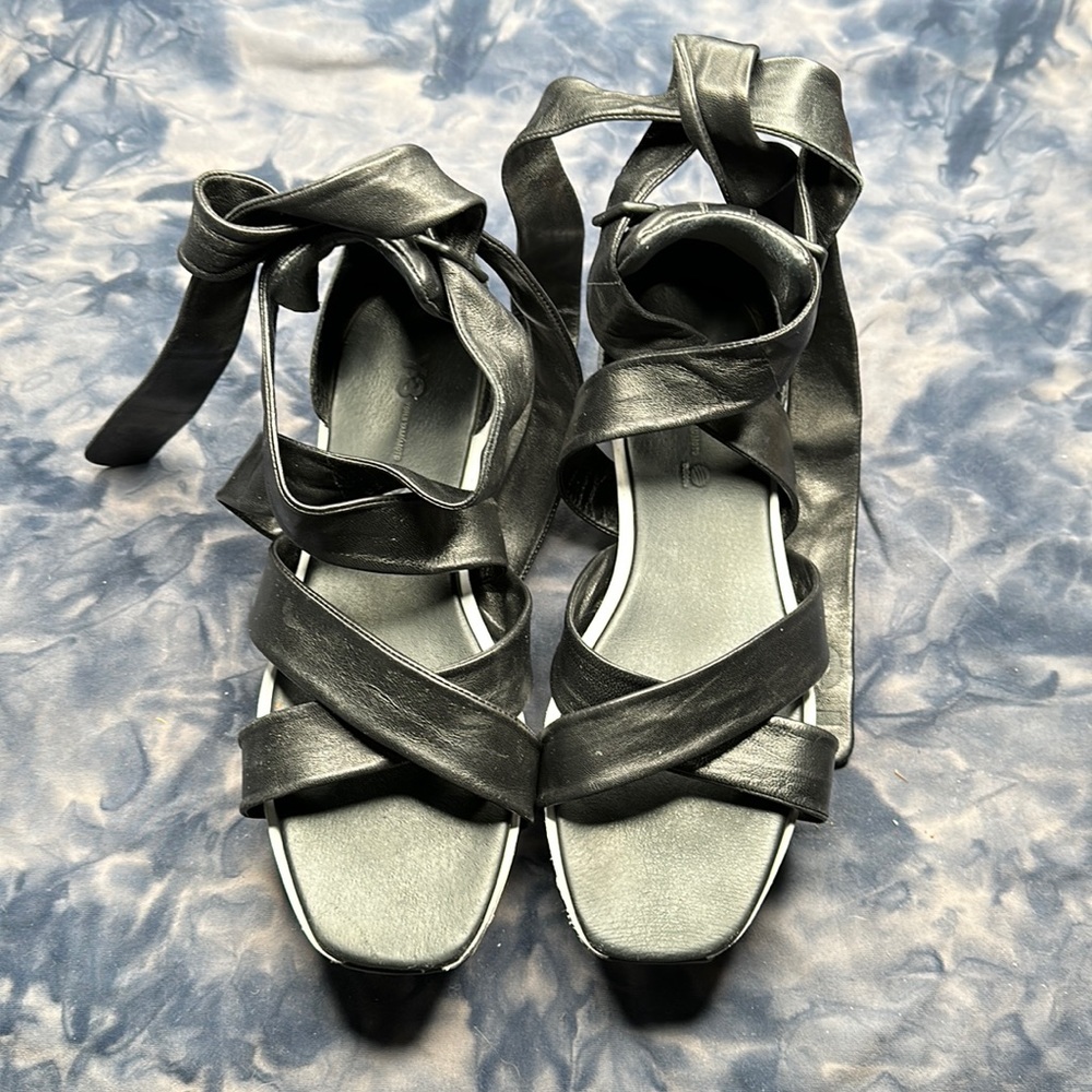 Adidas Y3 Yohji Yamamoto leather sandals